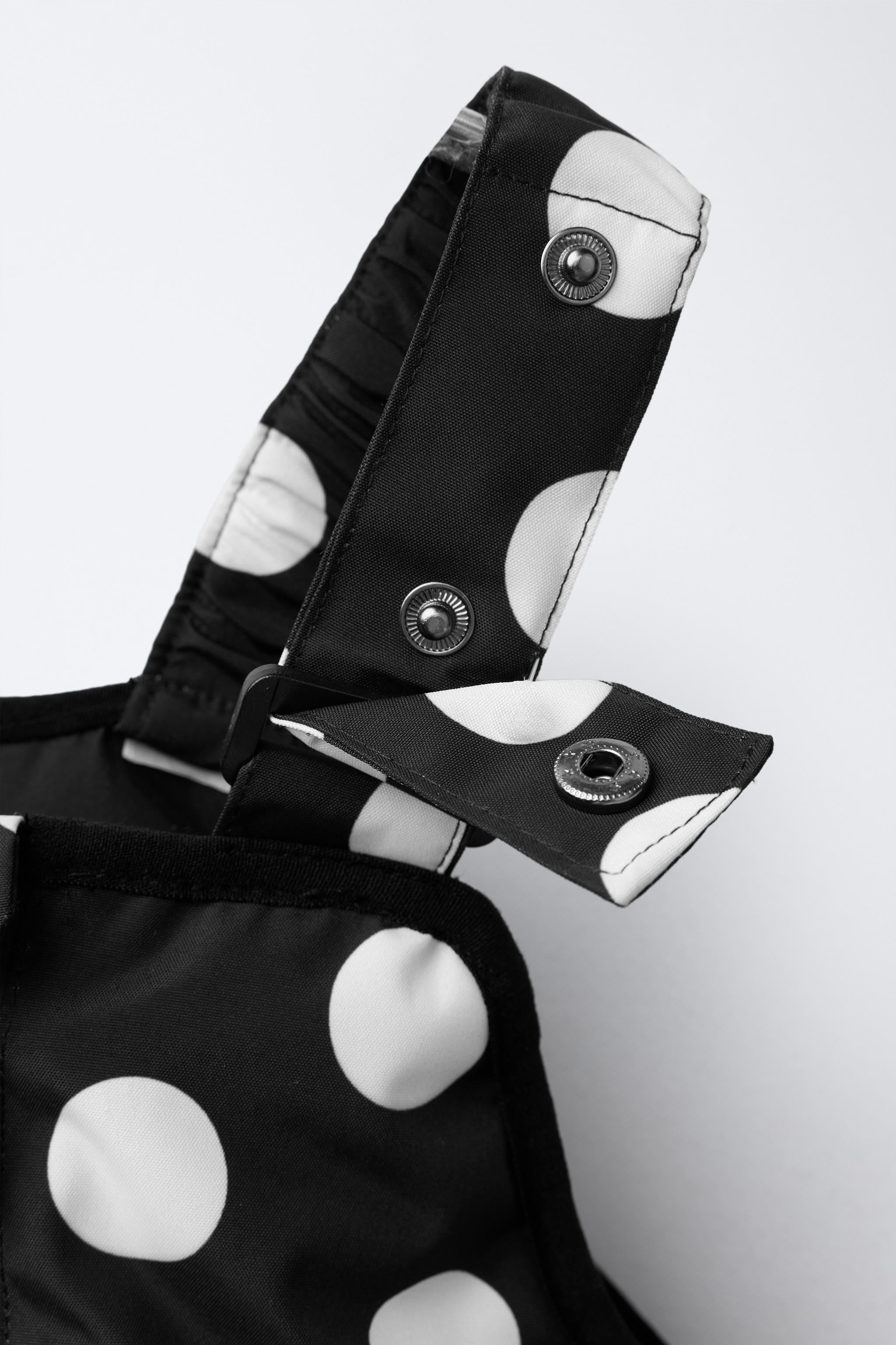 WATER-RESISTANT AND WINDPROOF POLKA DOT OVERALLS